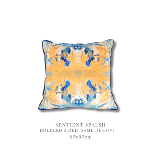 Luxury Cushion - SENTIENT SPLASH - (60X60CM)